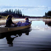 Canoe Camping In Northern Saskatchewan Poster