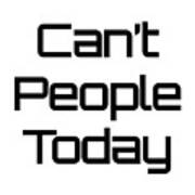 Can't People Today, Cool, Introvert, Gift, T Shirt With Sayings, Poster