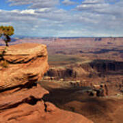 Canyonlands Vista At Grand View Point Overlook Poster