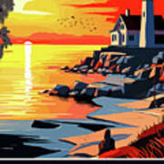 Cape Cod Sunset Poster