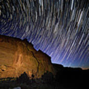 Capitol Reef Star Trail Poster