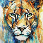 Captivating Cougar Poster