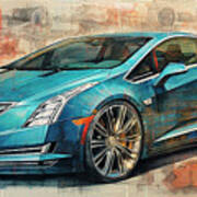 Car 1809 Cadillac Elr Poster