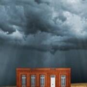 Casa Chorizo - Lonely House In Heavy Storm On The Pampas Poster