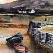 Cashel Pier, Connemara Poster