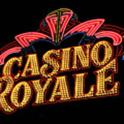 Casino Royale Sign Poster