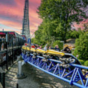 Cedar Point Sandusky Ohio 2022 Millennium Force Poster