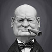 Celebrity Sunday - Winston Churchill Poster