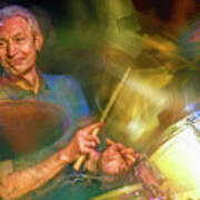 Charlie Watts Drummer Poster