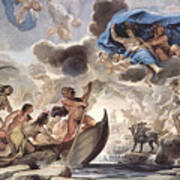 Charon's Boat By Luca Giordano Poster