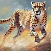 Cheetah Speed Chase - 02156 Poster