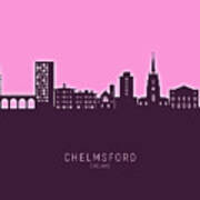 Chelmsford England Skyline #56 Poster