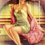 Chinese Pinup Girl Poster