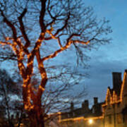 Chipping Campden Christmas Lights Cotswolds Poster