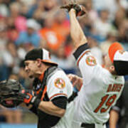 Chris Davis And Caleb Joseph Poster