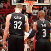 Chris Paul And Blake Griffin Poster