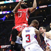 Chris Paul And James Harden Poster