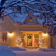 Christmas Home. Grand Isle, Vermont Poster