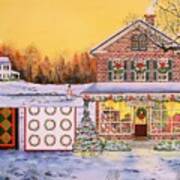 Christmas Quilts Poster