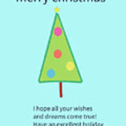 Merry Christmas Tree #1 Poster