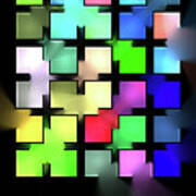 Chromatic Cubes 5 Poster
