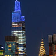 Chrysler Building And One Vanderbilt Poster