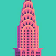 Chrysler Building - Green Poster