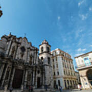 Church San Cristobal De La Habana. Cuba Poster