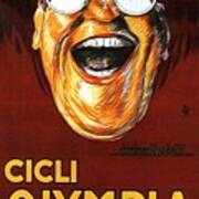 Cicli Olympia - Bicycle Advertising - Vintage Advertising Poster Poster