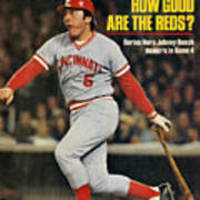 Cincinnati Reds Johnny Bench, 1976 World Series Sports Illustrated Cover Poster