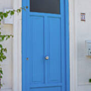 Cinisi Door In Blue Poster