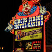 Circus Circus Sign, Las Vegas Poster
