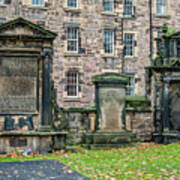 City Of Edinburgh Scotland - Ancient Cemetary Poster