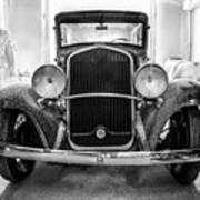 Classic Glamour Ford Black And White Poster