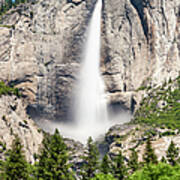 Classic Waterfall Yosemite Falls Poster