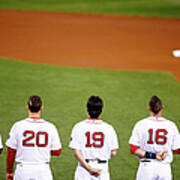 Clay Buchholz, Will Middlebrooks, And Koji Uehara Poster