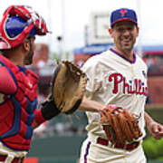 Cliff Lee And Wil Nieves Poster
