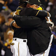 Clint Hurdle And Starling Marte Poster