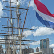 Clipper Ship Amsterdam Poster