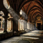 Cloister Of The Porto Cathedral Poster