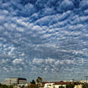 Cloud Formation Over Downtown Culver City Poster