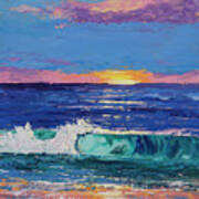 Coastal Sunset Poster