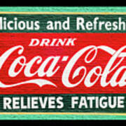 Cocacola Wall Painting 5 Cent Poster