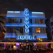 Colony Hotel - Art Deco Historic District, Miami Beach, Florida Poster