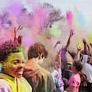 Colourful Holi Day Poster