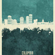 Columbia South Carolina Skyline #63 Poster