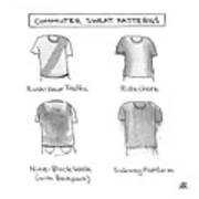 Commuter Sweat Patterns Poster