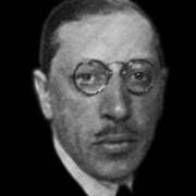 Composer  Igor Stravinsky Poster