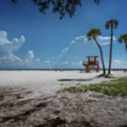 Coquina Beach Day Poster