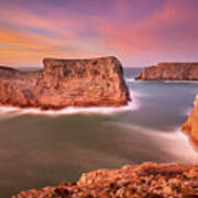 Costa Vincentina Sunset, Portuguese Algarve Poster